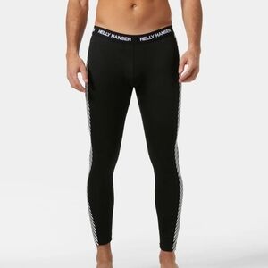 Helly Hansen LIFA Base Layer Pants Men's M Black Polypropylene Lightweight 60g